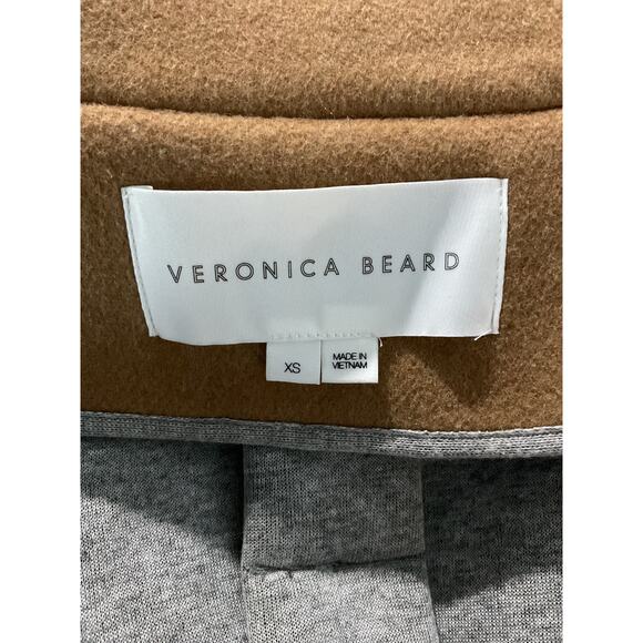Veronica Beard Double Breasted Camel Cassie Coat Size XS - Picture 4 of 12